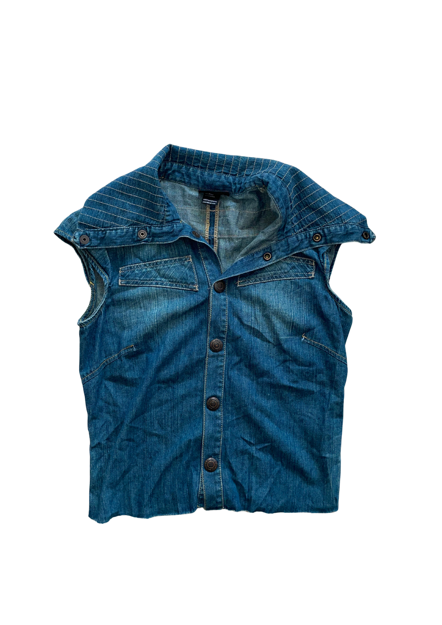 Diesel denim vest top