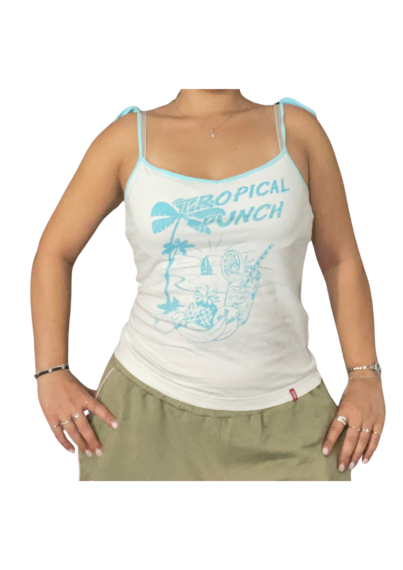 Tropical Punch Graphic Cami Top