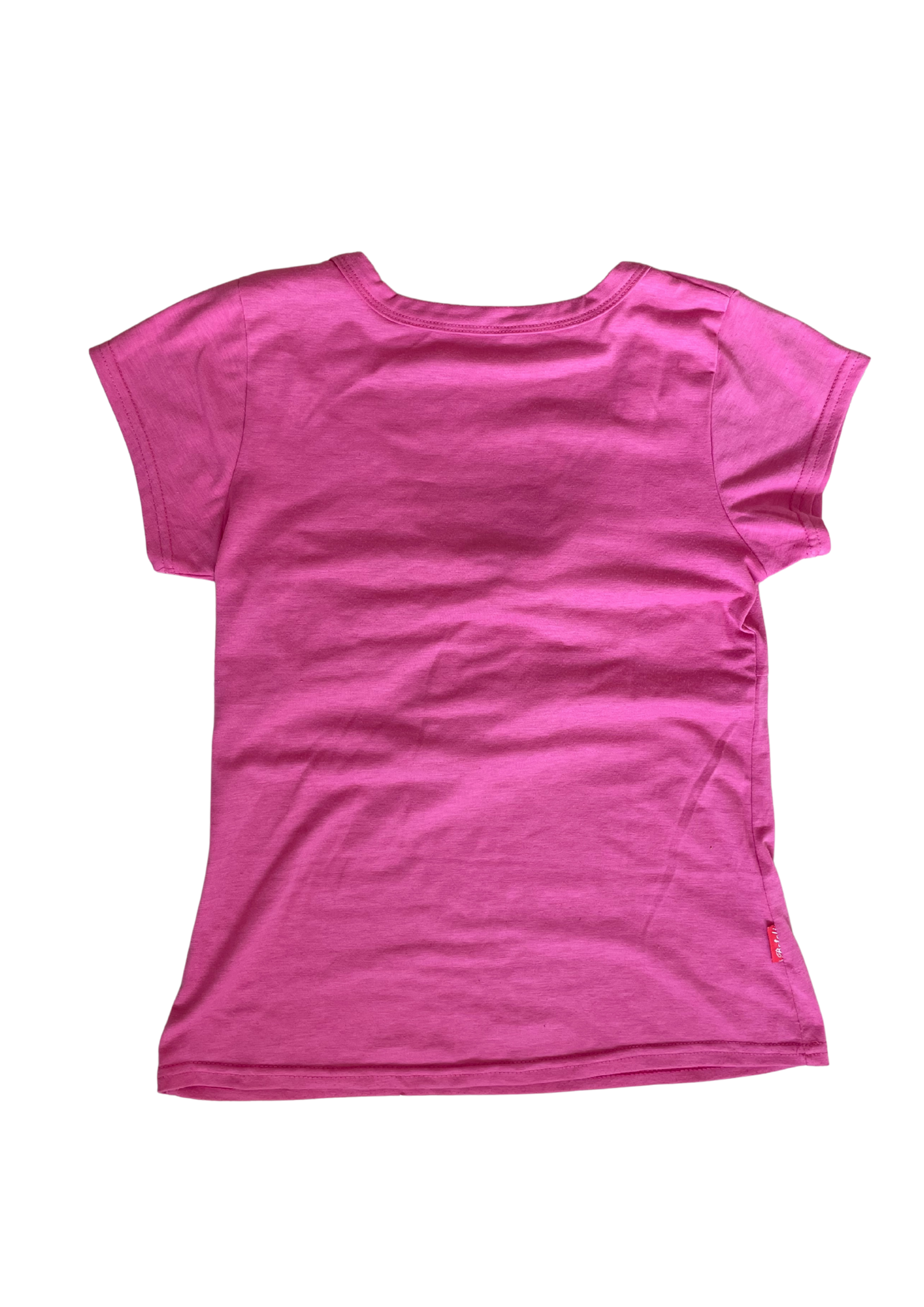 Pink Tie-Front Top – Short Sleeve