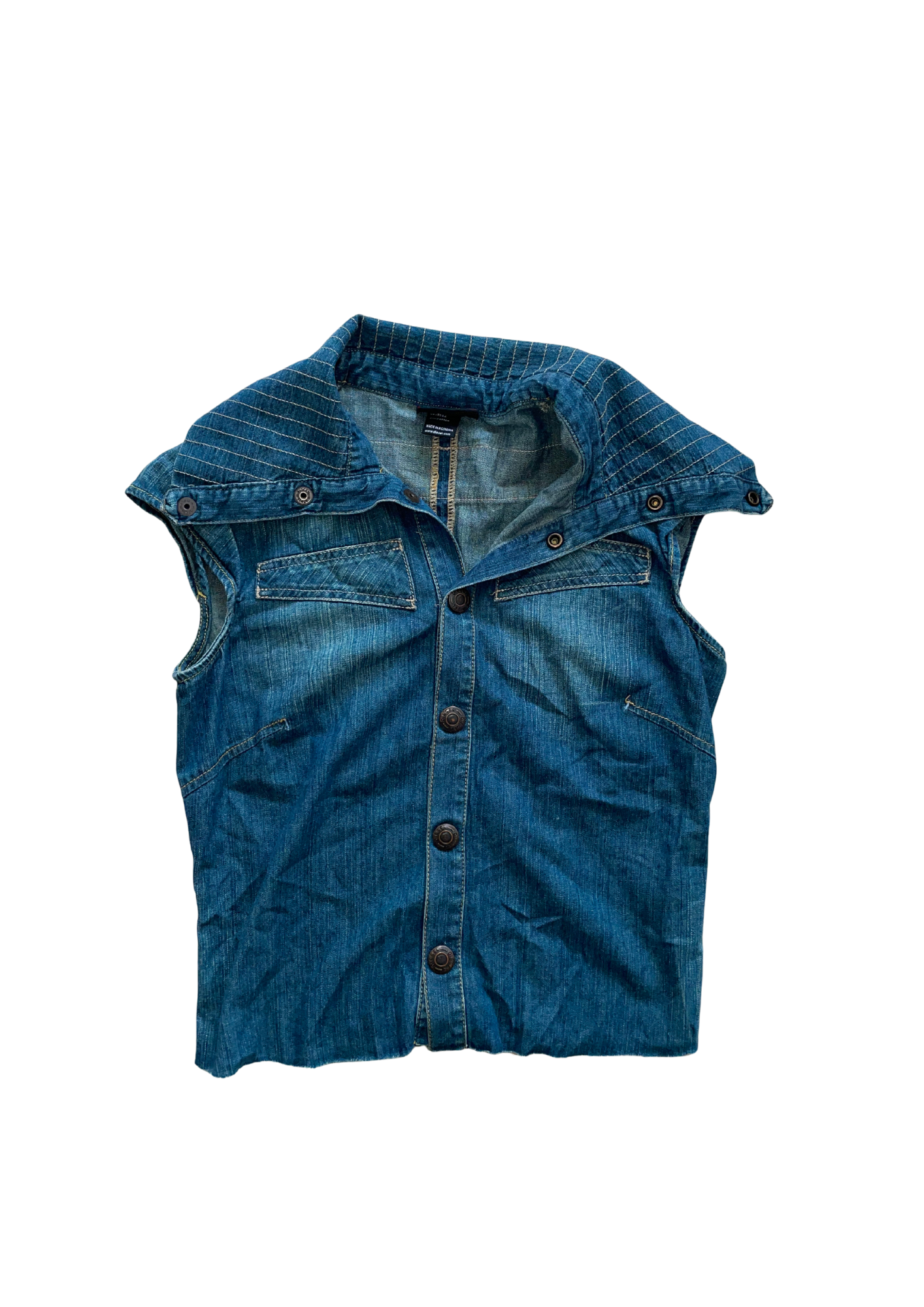Diesel denim vest top
