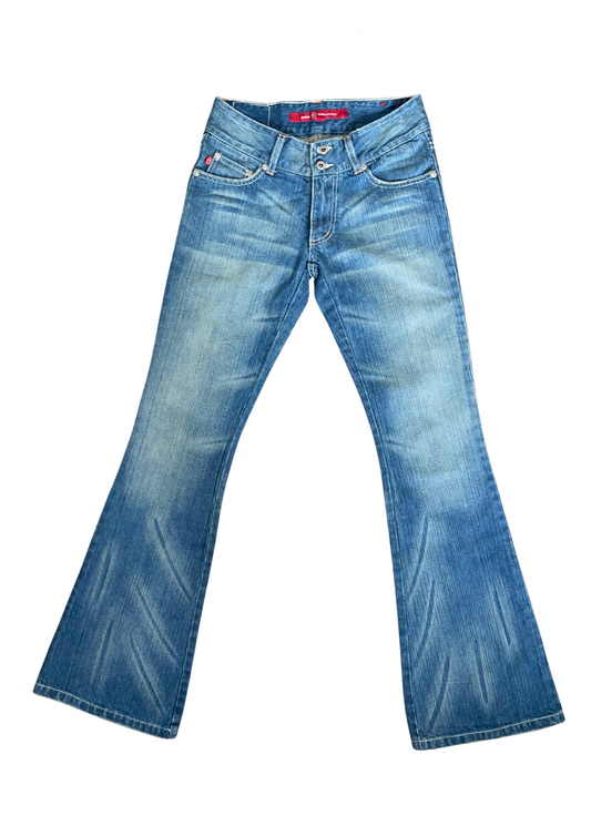 Phink Industries Low Rise Flared Jeans