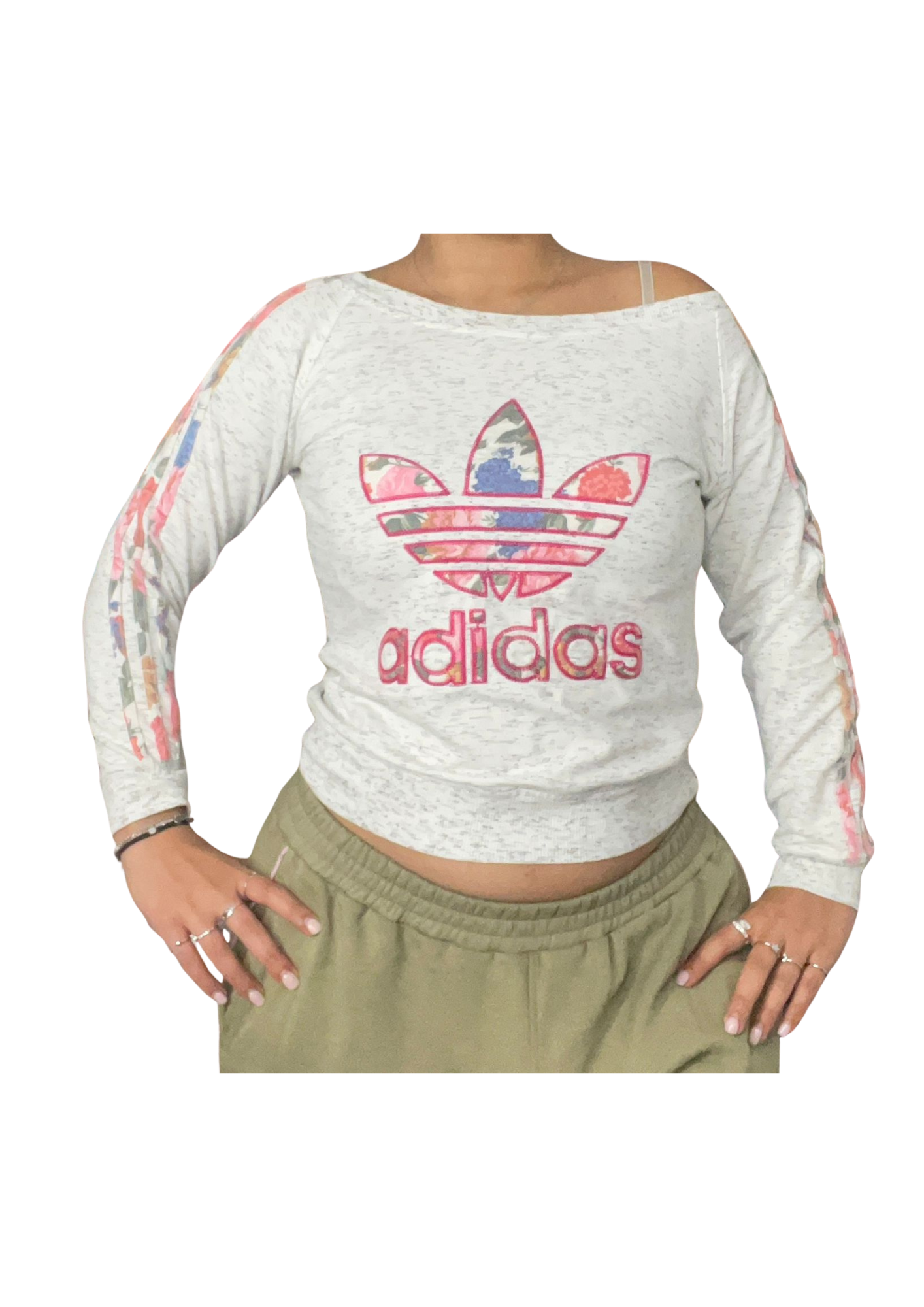 Adidas Floral Trefoil Longsleeve