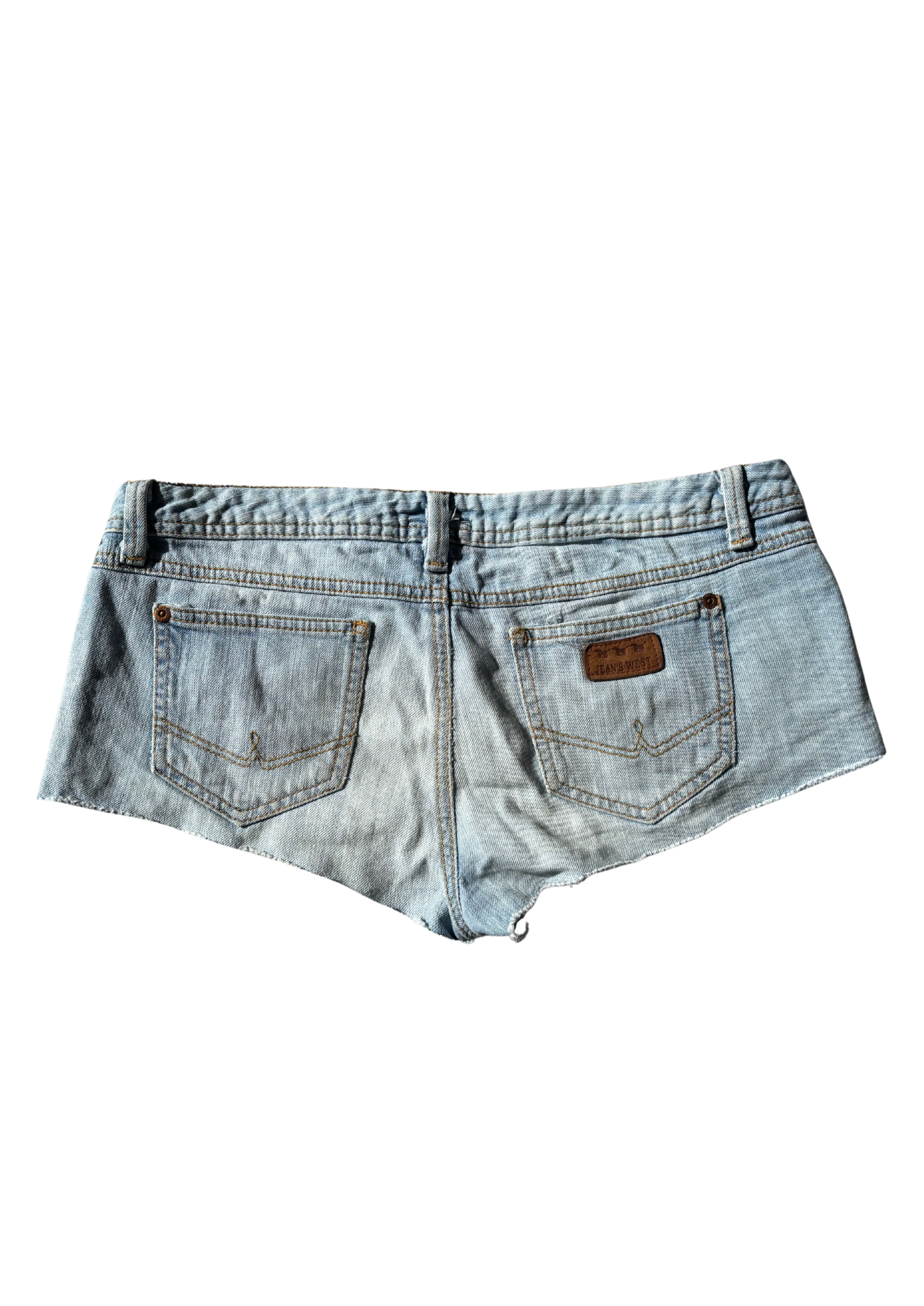 Low Rise Denim Shorts