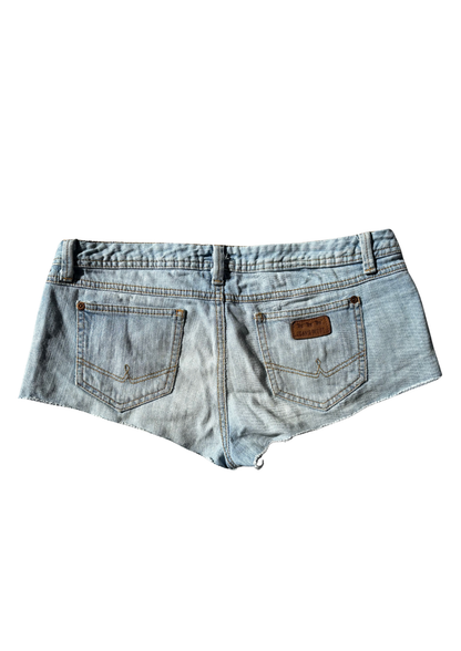 Low Rise Denim Shorts