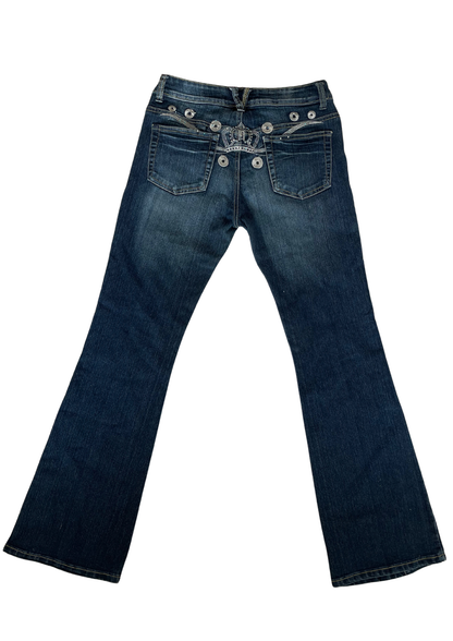 Low-Rise flaired Jeans