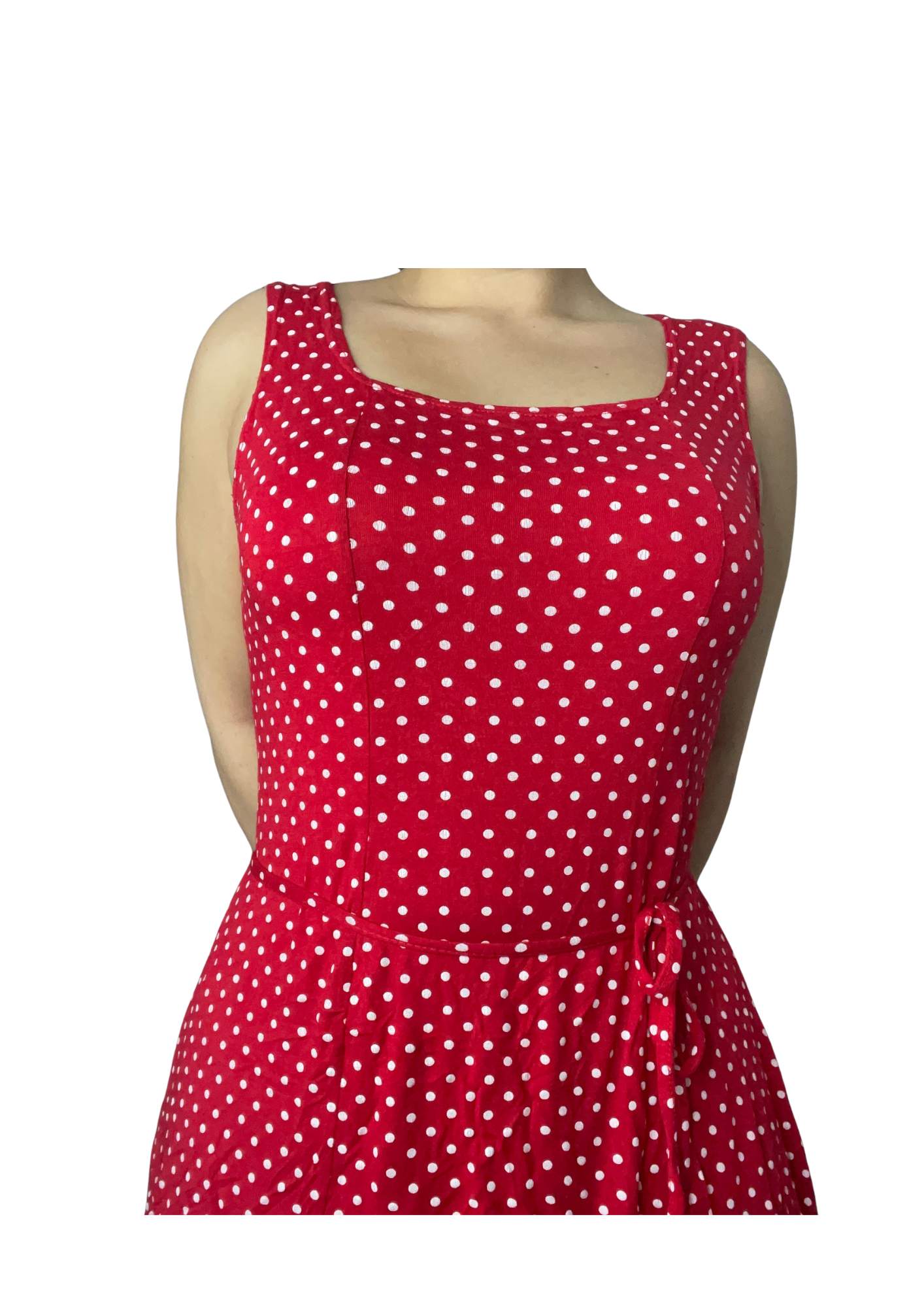 Red Polka Dot Mini Dress