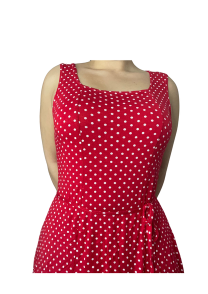 Red Polka Dot Mini Dress